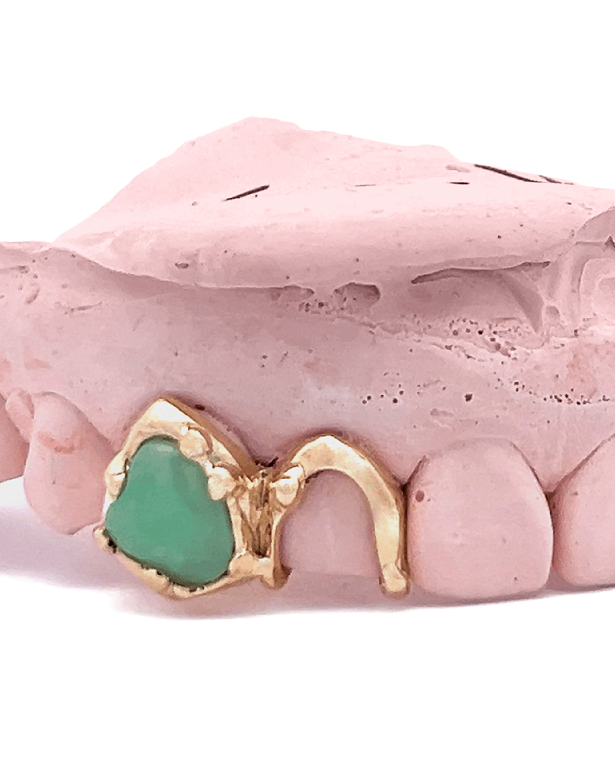 Organic Jade Inlay With U Cap